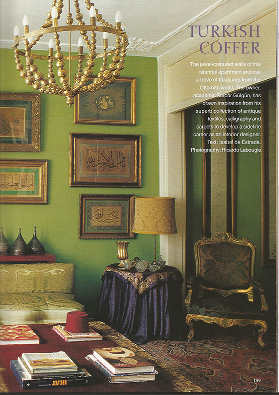 THE WORLD OF INTERIORS COVER